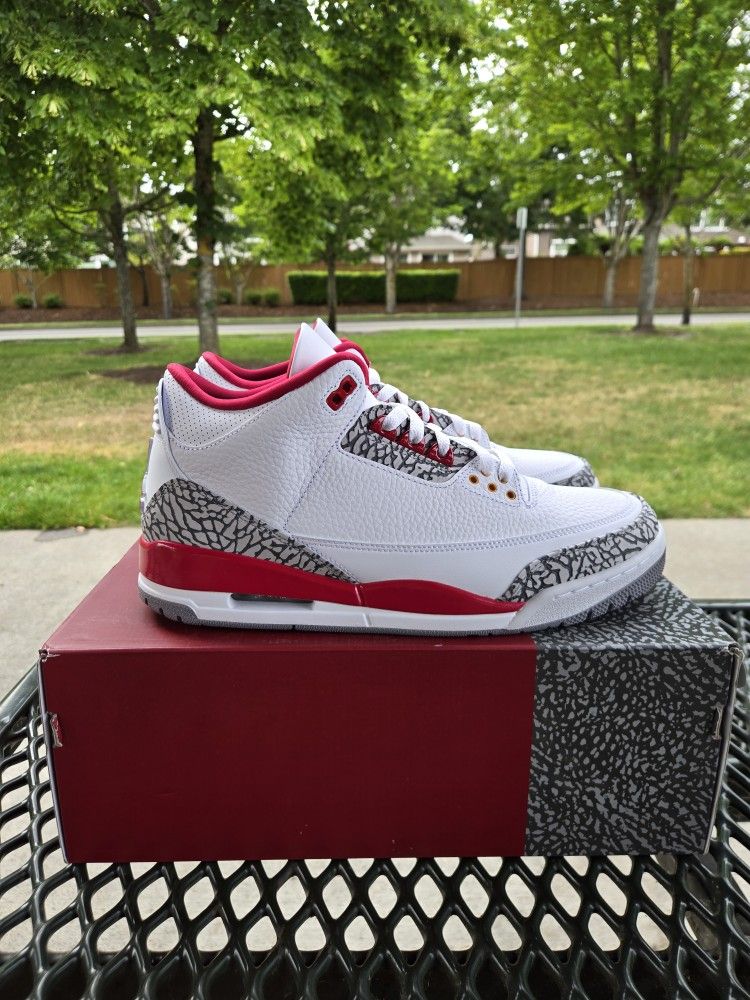 Jordan 3 Retro Cardinal Red