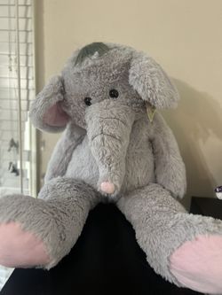 New With Tags 46” Elephant Plush 