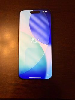 Apple iPhone 15 Pro 128GB Black Titanium - Unlocked - New Battery - New Screen