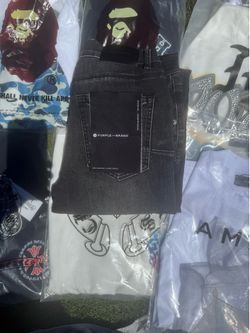Purple jeans size 30, brand new with bag.