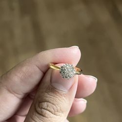 Diamond Ring In 10k Gold