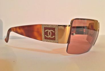Chanel CC Logo Sunglasses 4095-B Swarovski Crystals for Sale in