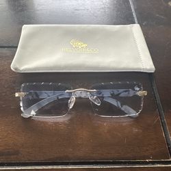 Belvoir & Co Diamond-Cut Lens Sunglasses (2 Pairs) White Marble Hampton