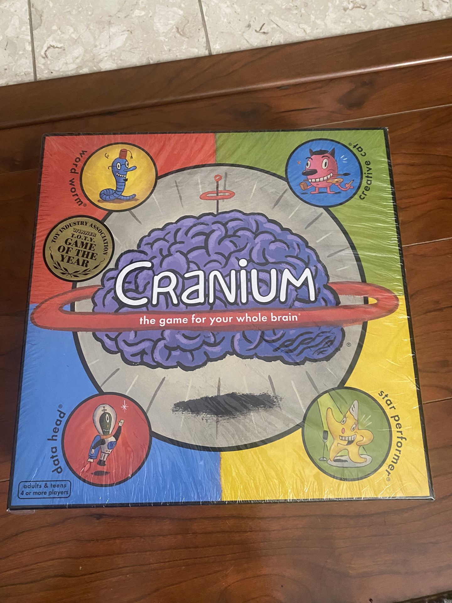 Cranium Board Game 1998/2002 The Game For Your Whole Brain Family. New