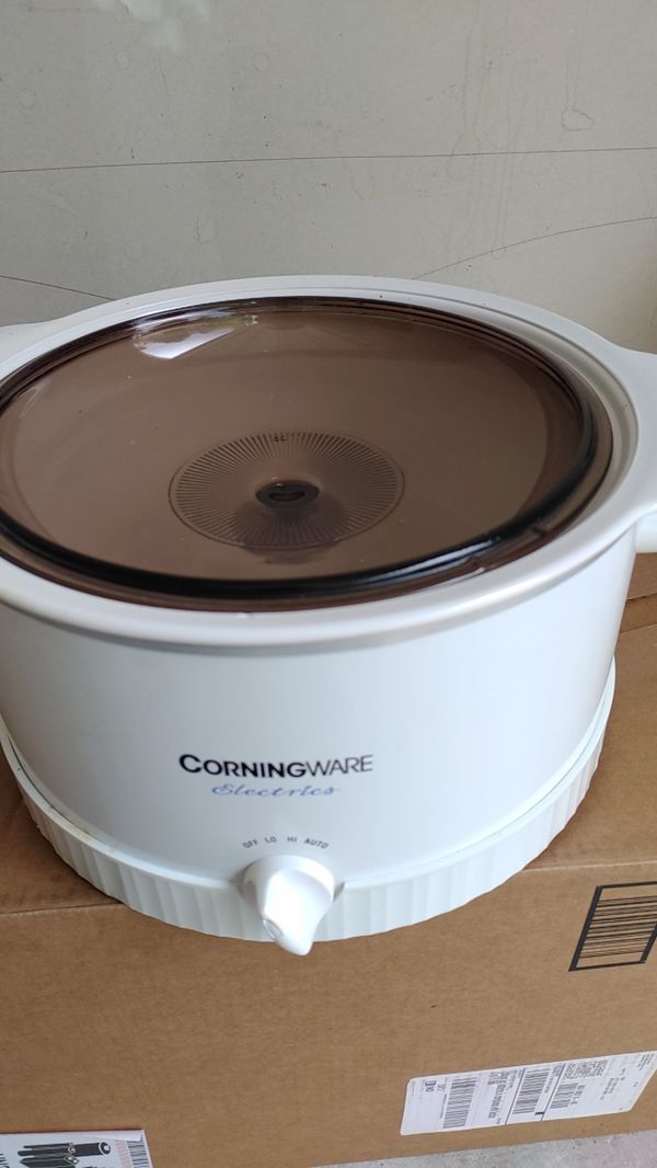 CORNINGWARE ELECTRICS 6 QUART CROCK POT SLOW COOKER Corning Ware for
