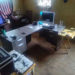 2 Piece Office Desk 