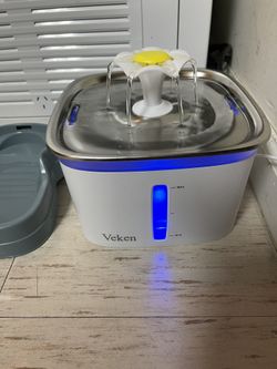 Cat Water Fountain LED