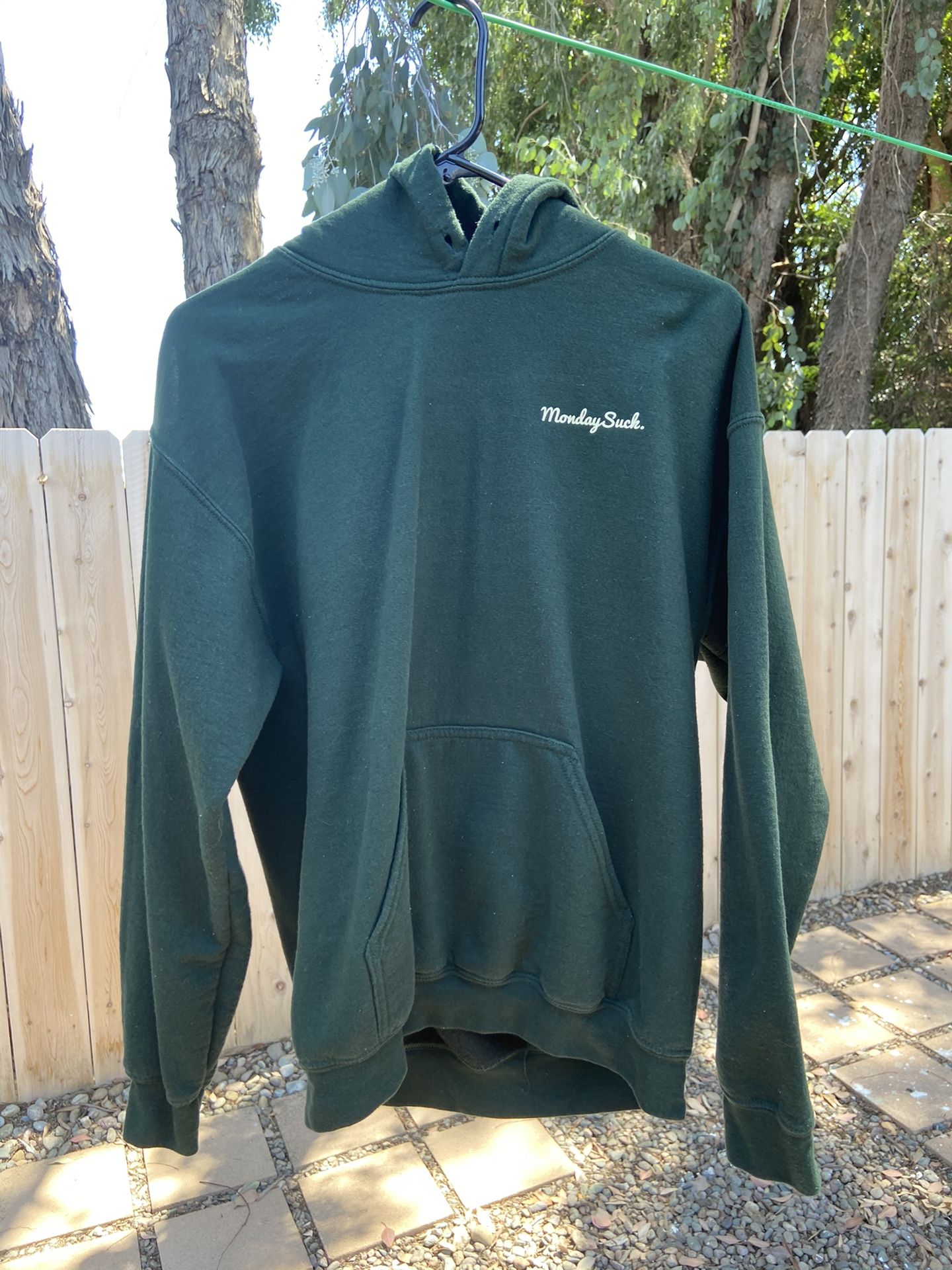 Lovers Paradise Hoodie Forest Green Size M