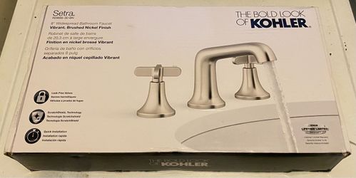 Kohler Bathroom 8” WIDESPREAD