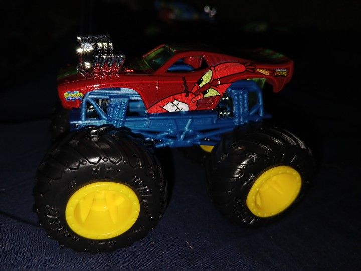 Mario & Spongebob Monter Trucks (Lot Of 5)