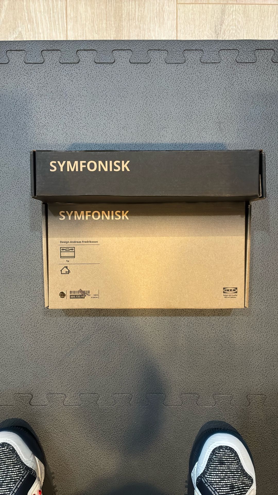 NEW IKEA SYMFONISK SPEAKER SHELF WITH WIRELESS CHARGER