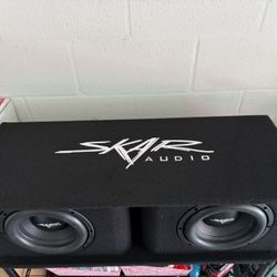 Skar Audio dual 10-inch loaded vented subwoofer enclosure