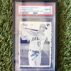 2018 Topps Heritage Shohei Ohtani Rookie Card #1