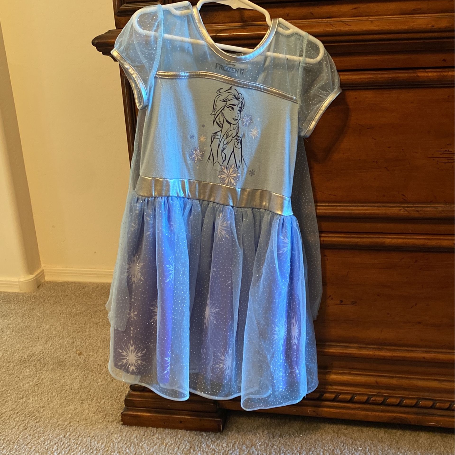 Size 6 small girls Elsa dress