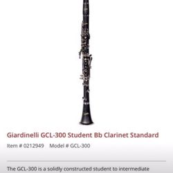 New clarinet