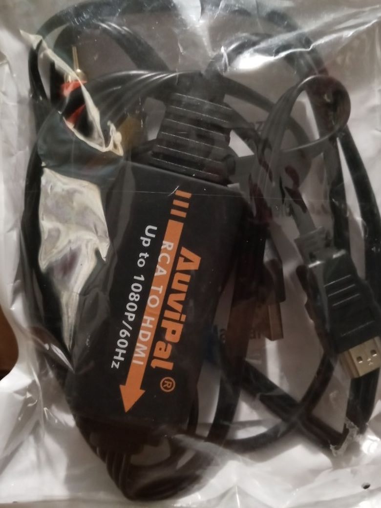 Auvipal RCA to HDMI Converter for Playing VHS/VCR/DVD Player/ Game Console on Modern TV