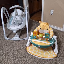 Baby Swing & Baby Giraffe  Chair