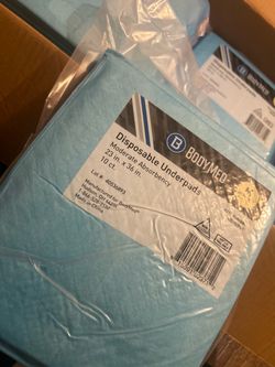 Disposable under pads1 bag 10 ct for $5