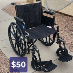 Medline Wheelchair With 20 Inch Seat