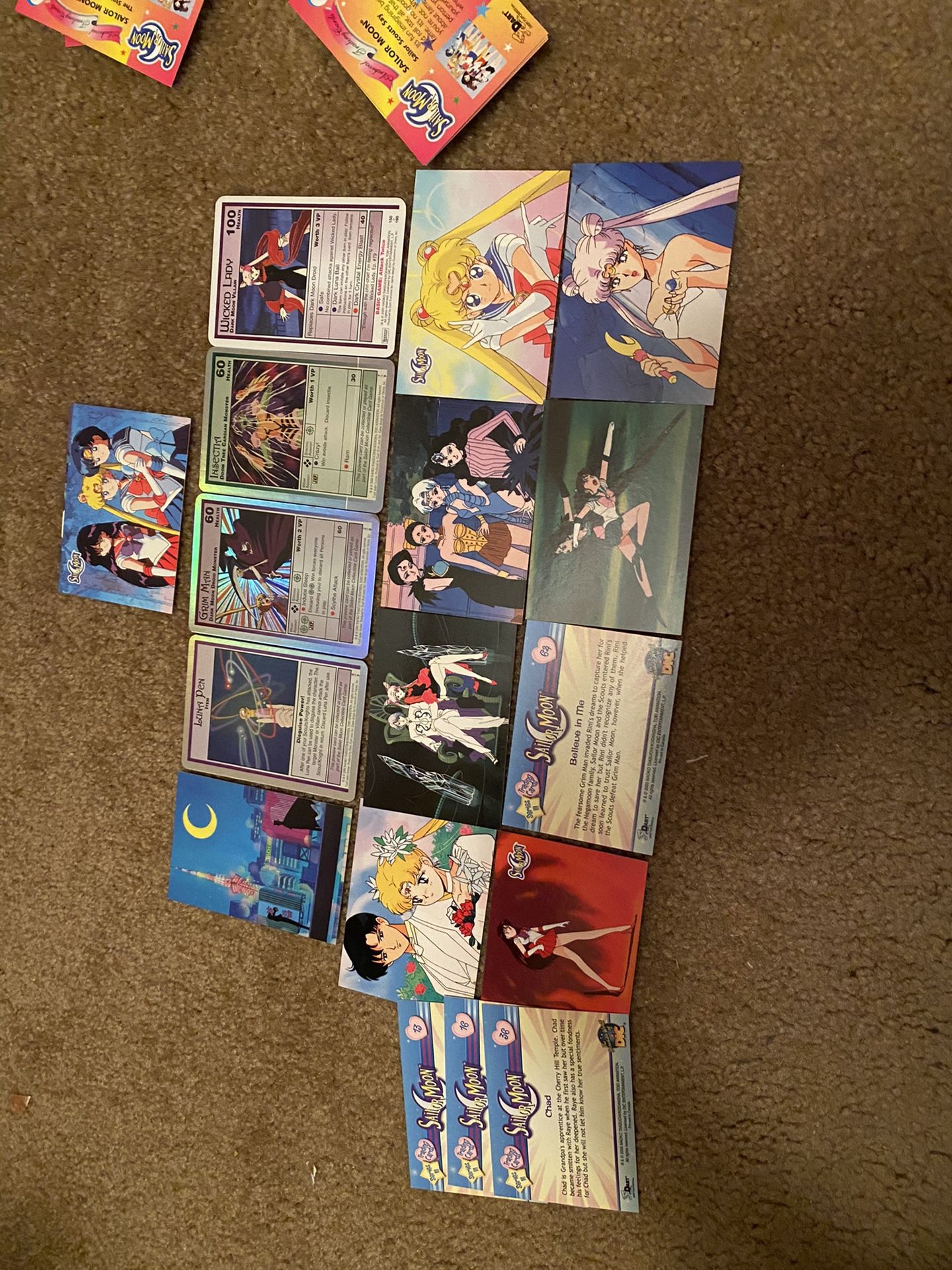 Sailor Moon Archival Trading Cards/CCG Game Promo + Deck of cards