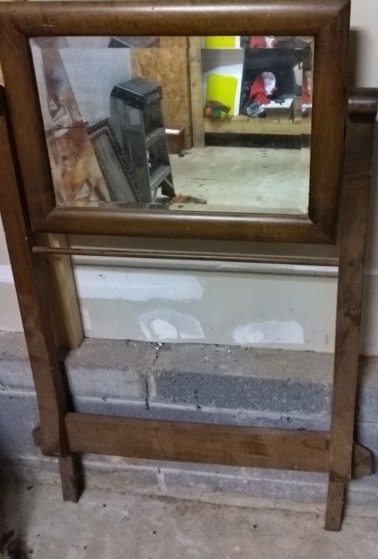 Antique Dresser Mirror (Tilting)