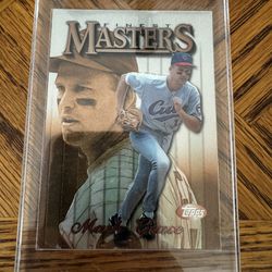 Mark Grace Portrait and Statistic card