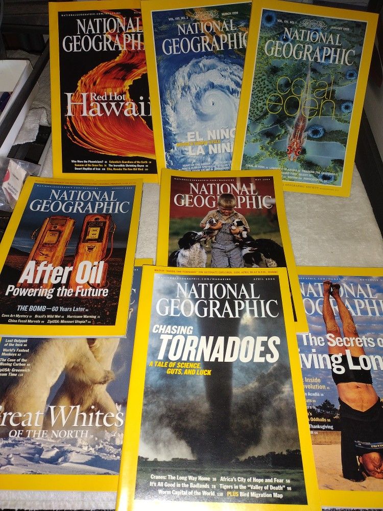 National Geographic Magazines. NEW