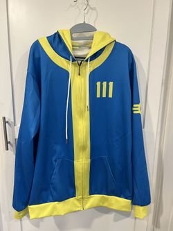 Small Game Fallout 4 Nate Vault 111 Men Women Hoodie Sweatshirt Zip Up Cosplay Jacket