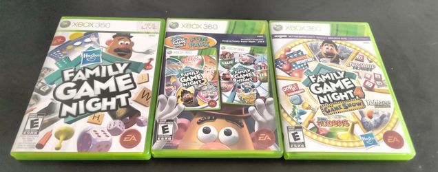 4 Family Game Night games (Xbox 360) for sale