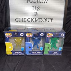 Art Series Avengers Funko Pops 