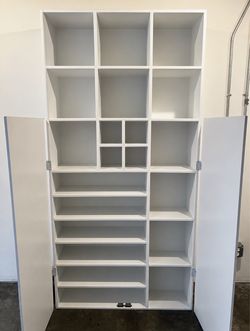Wood shelf - storage - square shelves