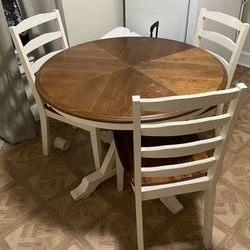 Table W/ 4 Chairs 