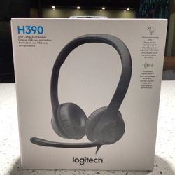 H390 Logitech USB computer headset (Brand new in box) for sale.