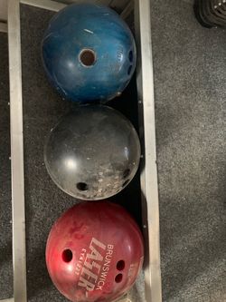 Set of 3 Used Bowling Balls