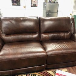 Genuine Leather Power Reclining Sofa Or Love Seat $1499 Each 