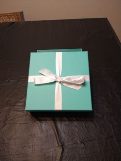 Empty Tiffany Rose Gold Perfume Box