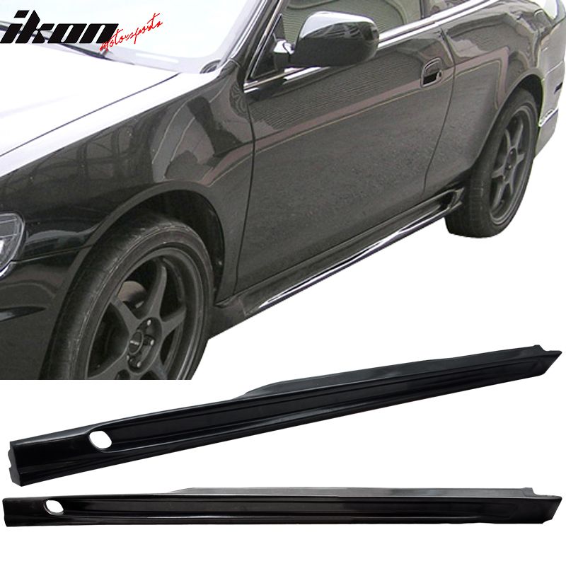 Fits 98-02 Honda Accord 2Dr Coupe J Style Side Skirts Extentsion - PU