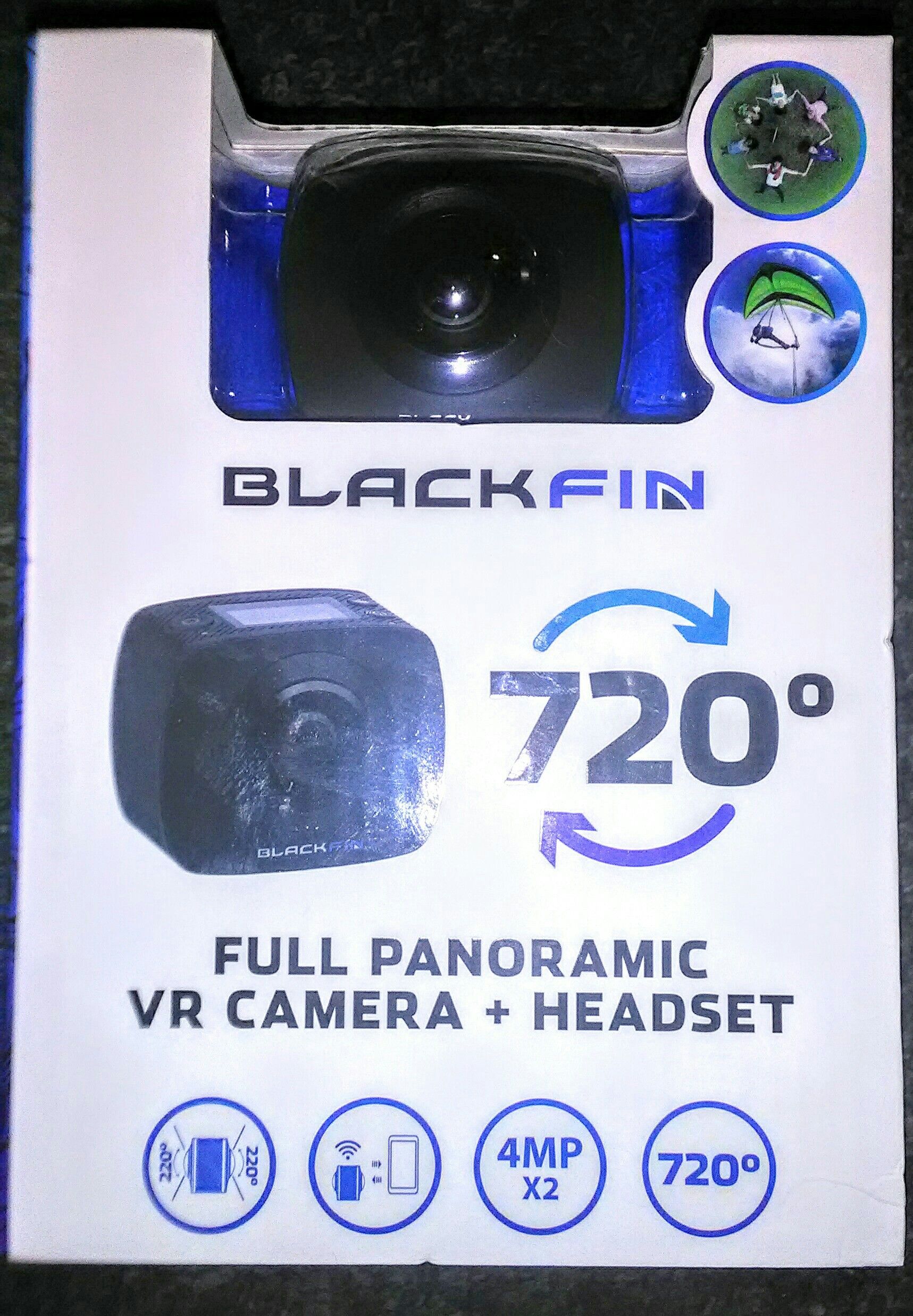 Blackfin 720° Full Panoramic VR Camera + Headset (NEW)