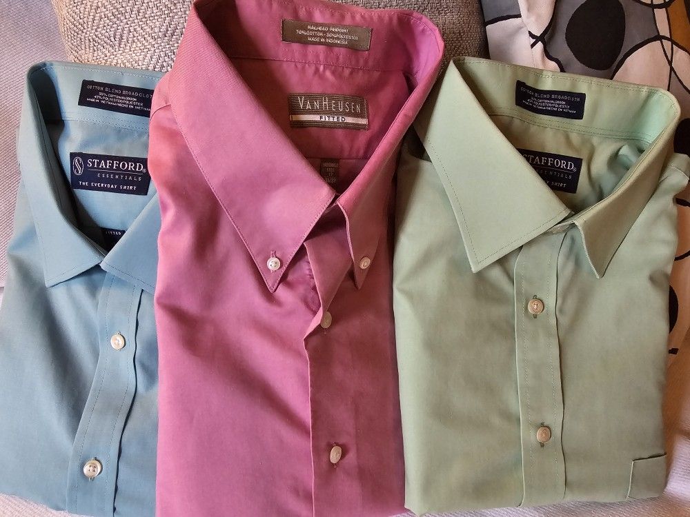 Men Dress Long Sleeve Shirts Bundle