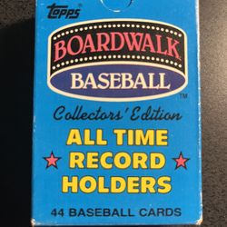 1985 Topps Boardwalk Baseball 44 Card Set