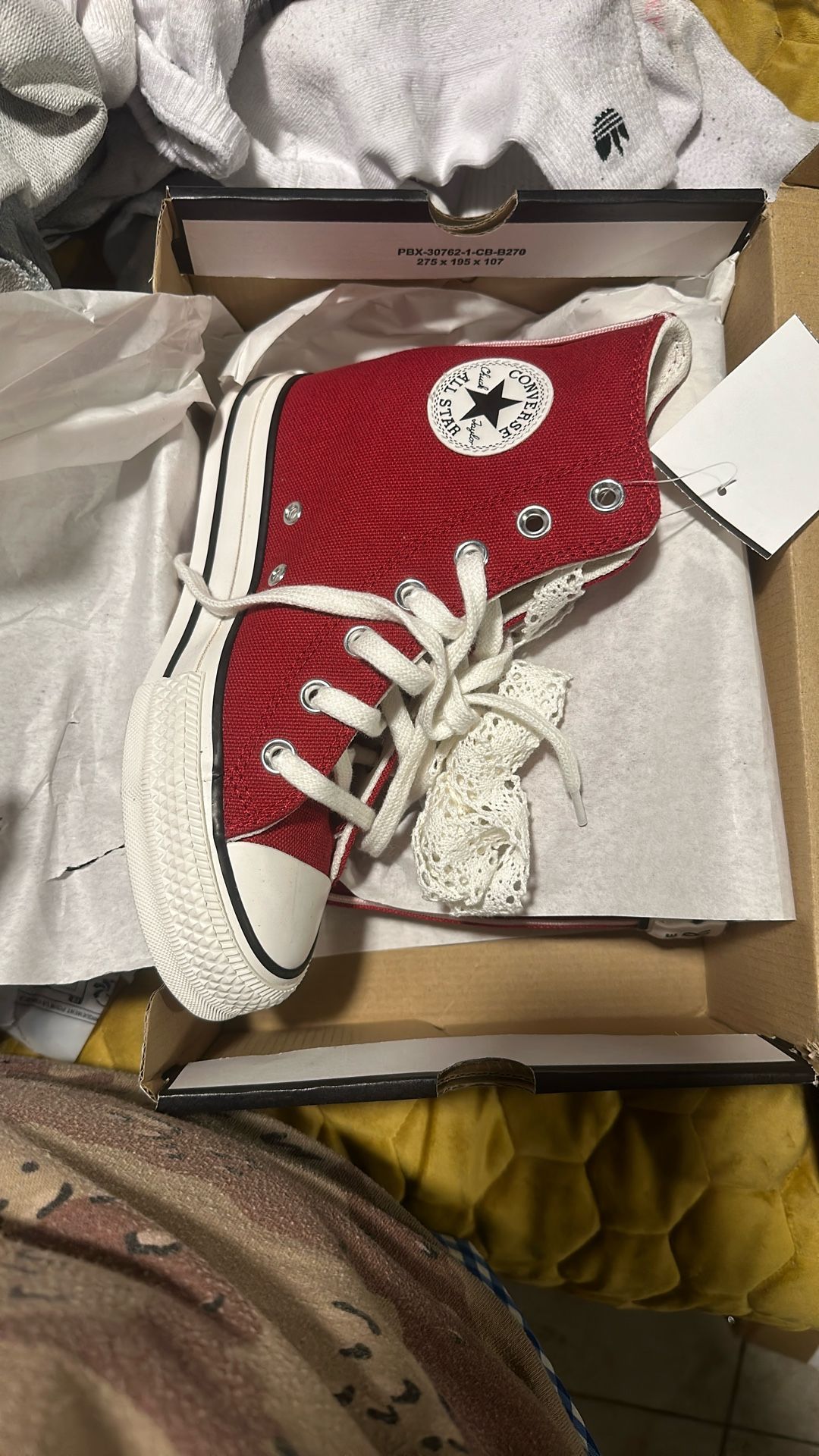 Red Wedge Converse