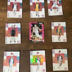 9 Basket Ball Cards 