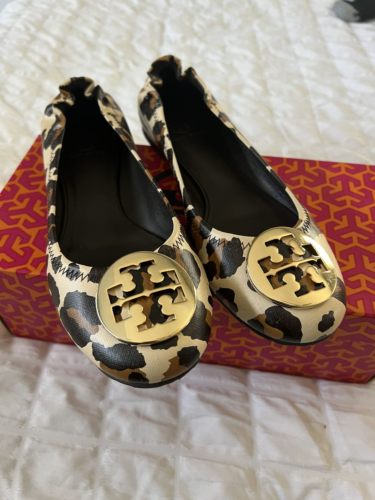 Tory Burch Leopard Flats