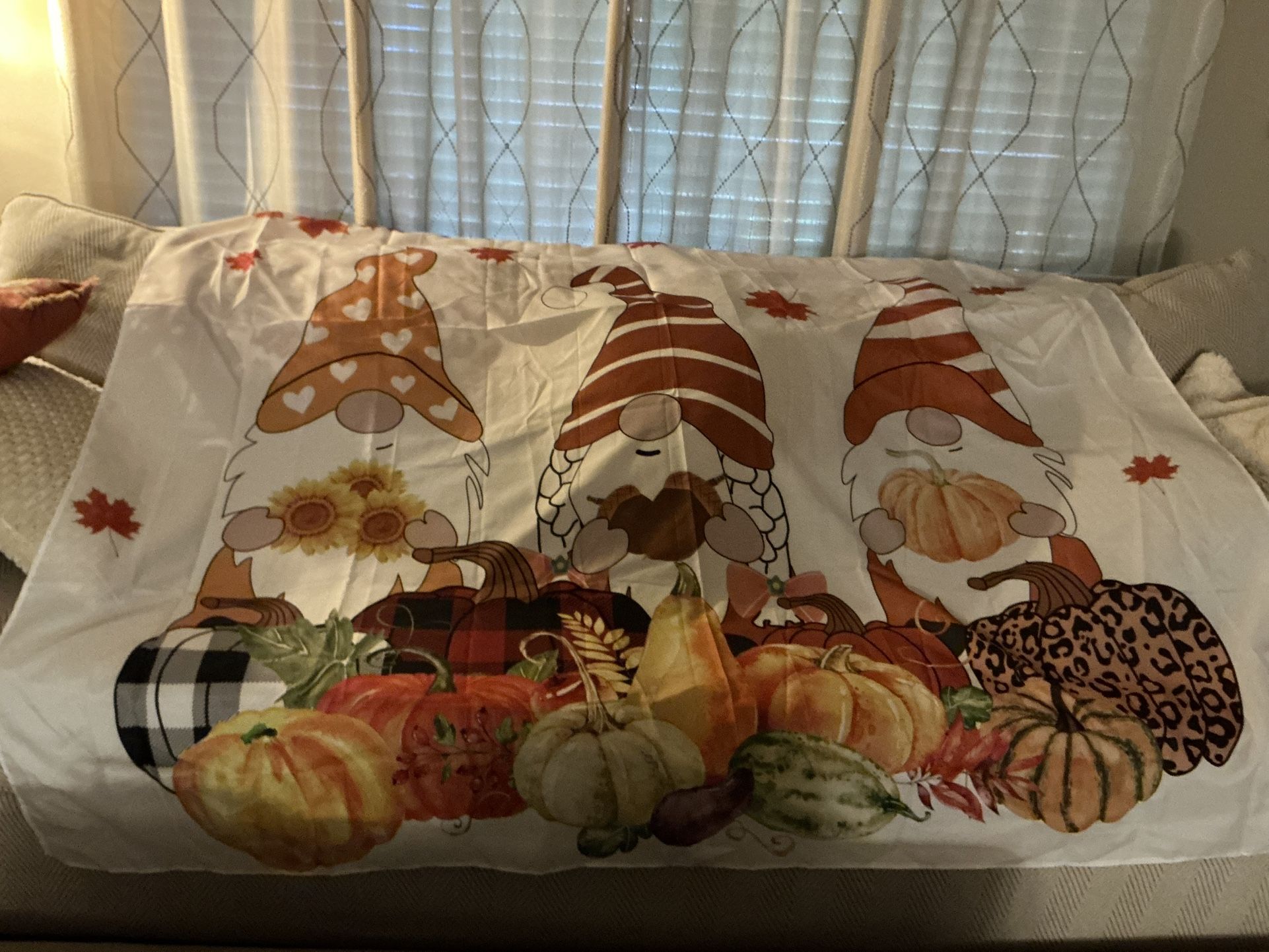 Gnome Fall Shower Curtain