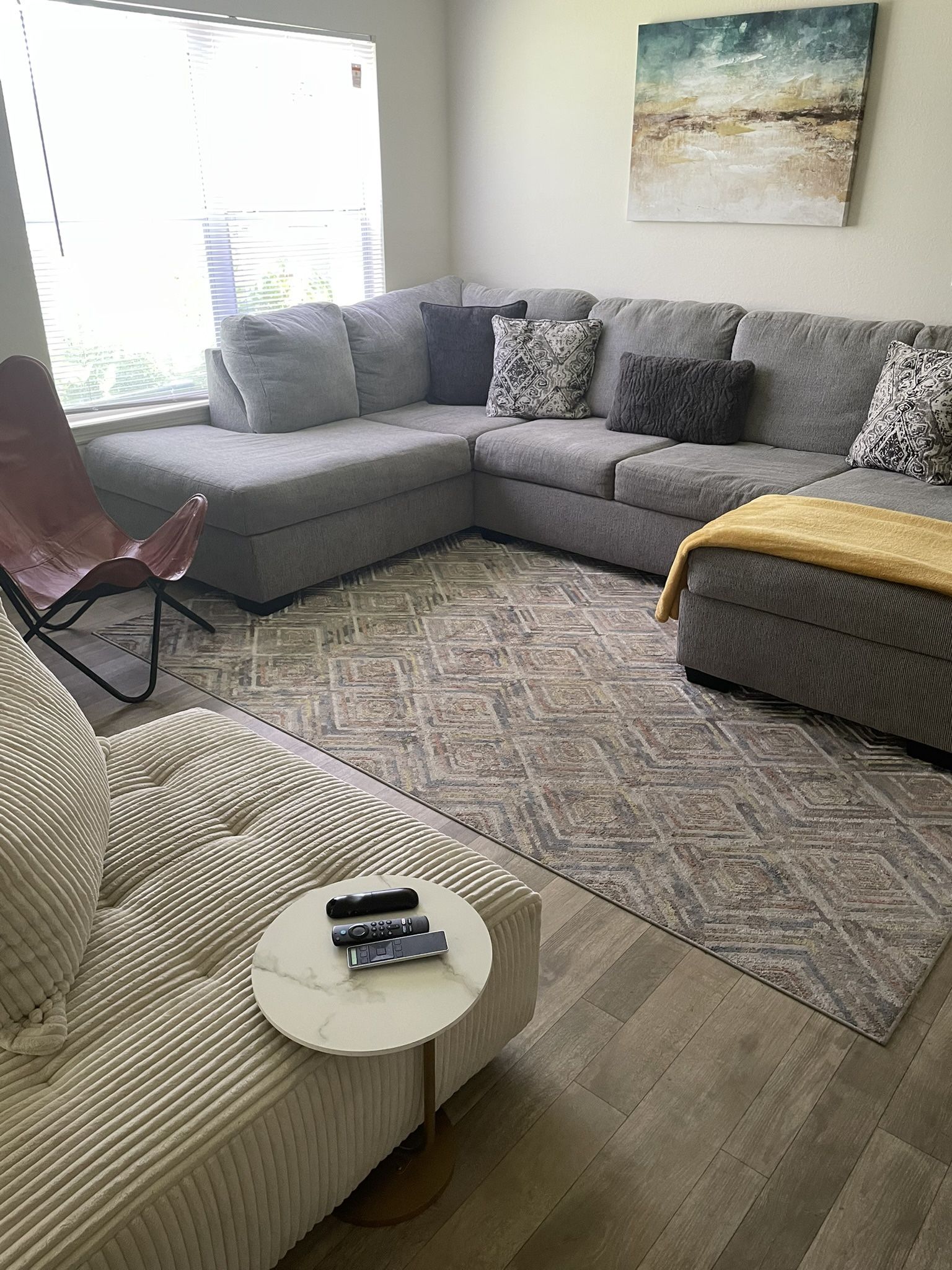 Gray Sectional Sofa