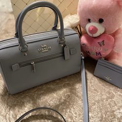 ❤️❤️New Coach Satchel/croaabody And Wristlet 