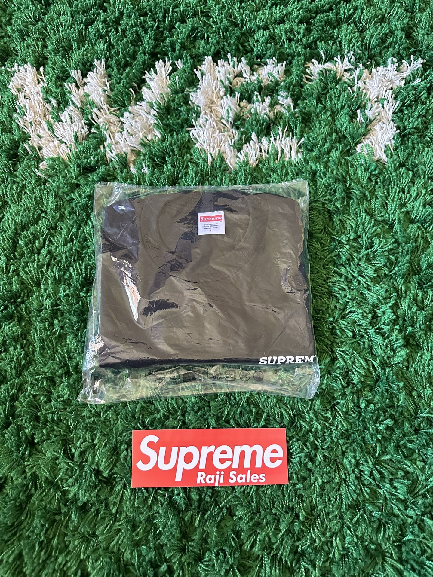 Supreme SS24 Patchwork Tee Black Size Large