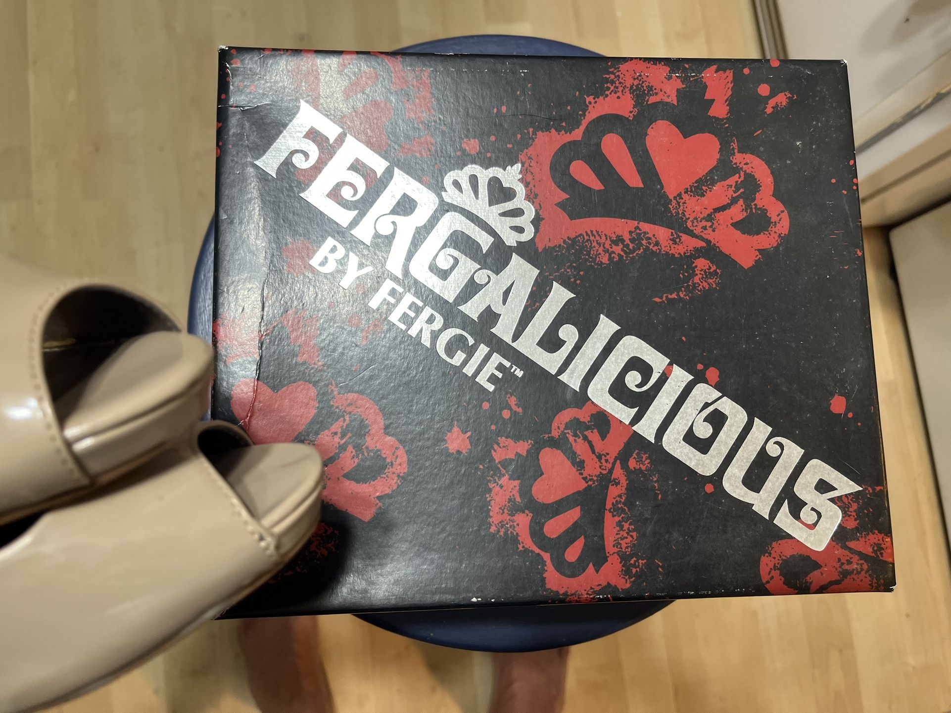 Women’s Fergalicious by Fergie Tan Patent Leather Pumps