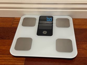 GE Smart Body Weight Scale, with 8-in-1 Display for BMI Body Fat Muscle Mass, Digital Bathroom Bluetooth Scale, 14 Composition Analyzer for Health Mon