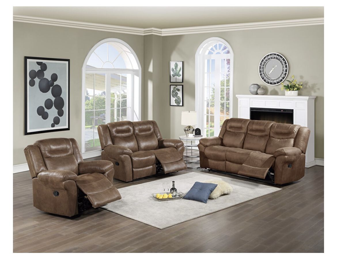 Brown Motion Sofa Set (Free Delivery)